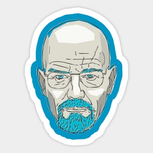 Heisenberg Portrait Breaking Bad Sticker